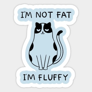 CAT FLUFFY Sticker